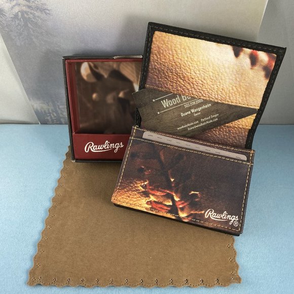 Rawlings Baseball Wallet Card Holder - Picture 2 of 5